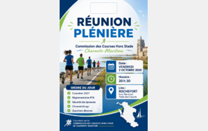 Réunion Plenière des Courses Hors Stade